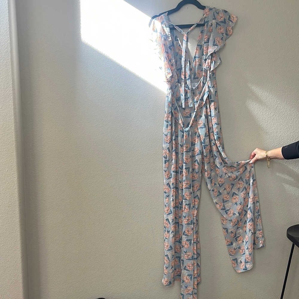 Long floral jumpsuit